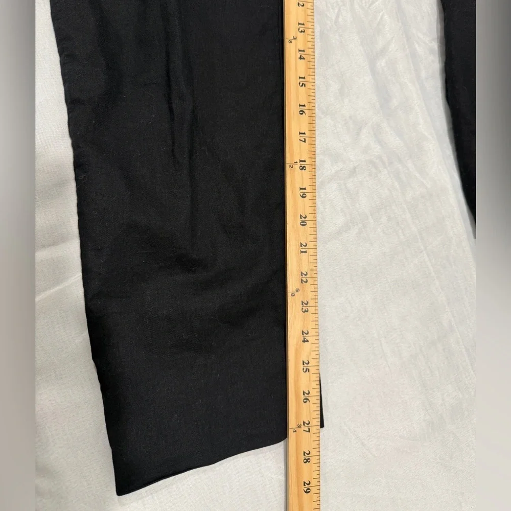 Banana Republic Women’s Linen Cotton Straight Leg Belt Tie High Waist Pants 8